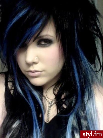 EMO Alternatywne Średnie Fryzury