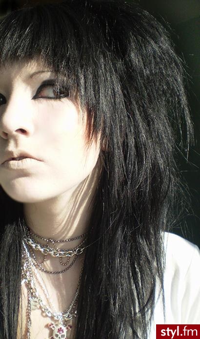 EMO Alternatywne Średnie Fryzury