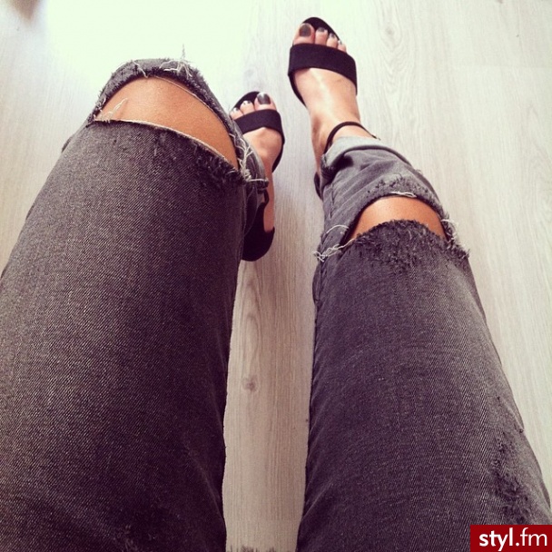 Jeansy Spodnie Moda
