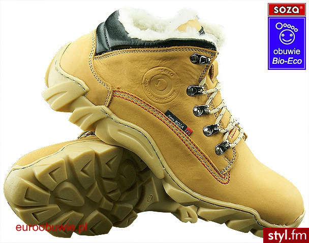 SOZA buty SO-728-F Camel Trekkingowe Odcienie beżu i brązu - Pozostałe Buty Moda