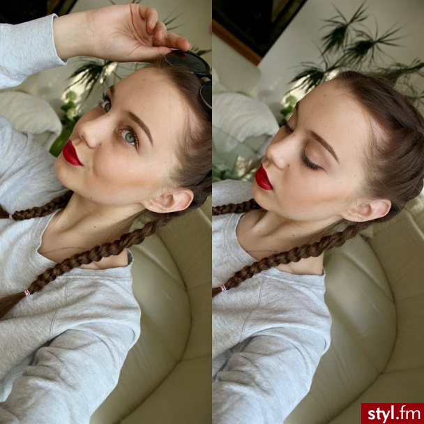 Brązowe Warkocze Kręcone Na co dzień Długie Fryzury