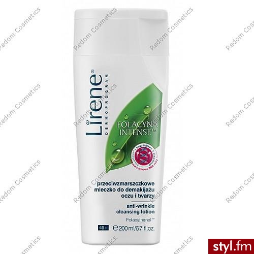 Lirene Dermoprogram Folacyna Intense - Przeciwzmarszczkowe mleczko do demakijazu twarzy 200 ml - Emu Buty Moda