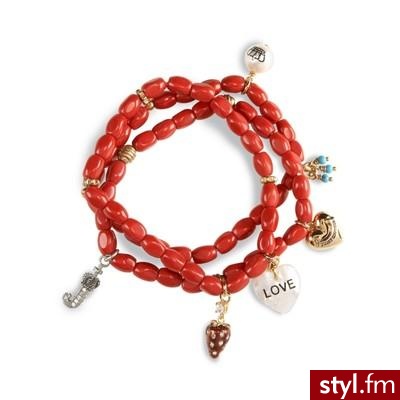 Stretch Charm Bracelets, Set of Three - Juicy Couture - Polyvore. Pobrano ze strony: http://www.polyvore.com/stretch_charm_bracelets_set_three/thing?id=8983772 - Pozostałe Dodatki Moda