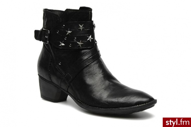 Khrio PÓŁBUTY I BOTKI EVA BY KHRIO (Czarny) - Botki Buty Moda