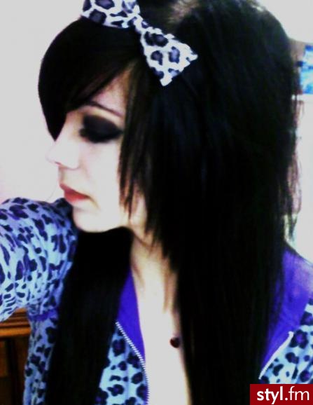 EMO Alternatywne Średnie Fryzury