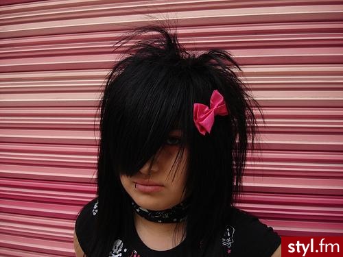 EMO Alternatywne Średnie Fryzury