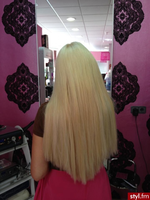 Blond Rozpuszczone Proste Na co dzień Długie Fryzury