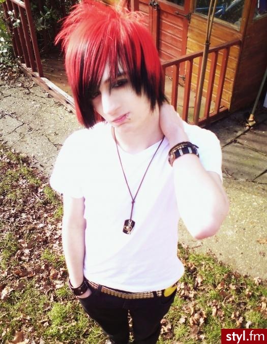 EMO Alternatywne Średnie Fryzury