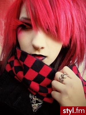 EMO Alternatywne Średnie Fryzury