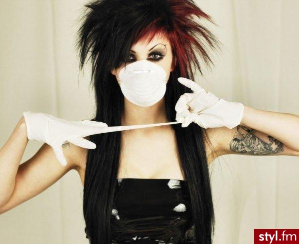 EMO Alternatywne Średnie Fryzury