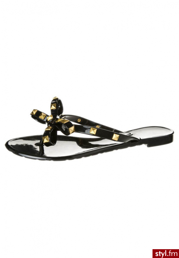 Colors of California Japonki czarny HC.J0021 - Klapki Buty Moda
