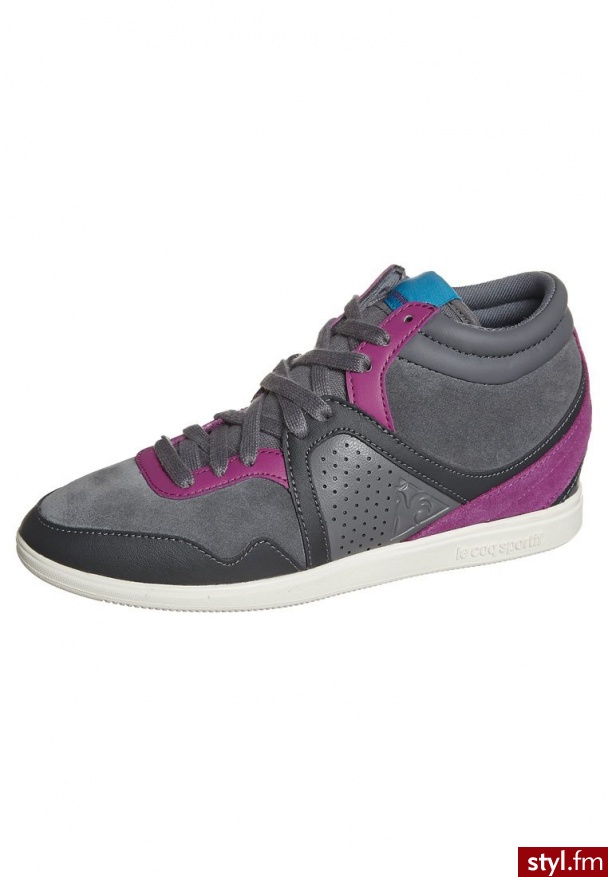 Le Coq Sportif Botki Na Koturnie Szary - Botki Buty Moda
