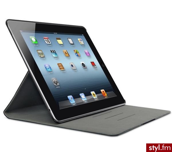 Belkin Leather Folio Case for iPad 3 in (F8N759CWC00) - Portfele i etui Dodatki Moda