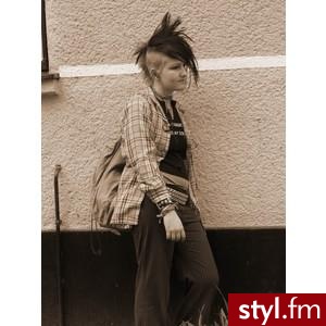 Punk Rock Alternatywne Średnie Fryzury