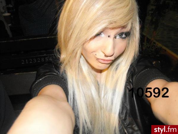 EMO Alternatywne Średnie Fryzury