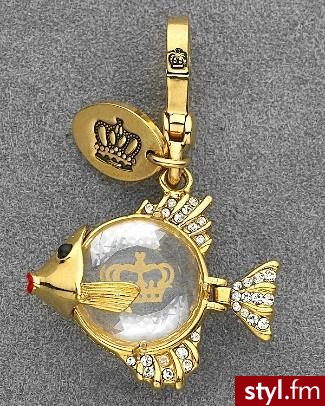 Przewieszka pod postacią złotej rybki z limitowanej edycji Juicy Couture - 58$ - Pozostałe Dodatki Moda