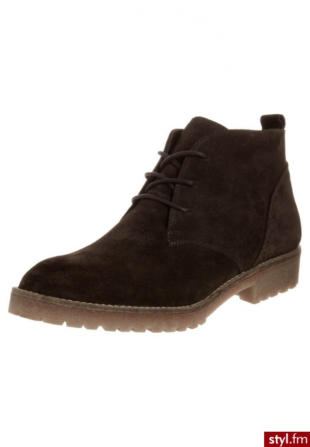 Pier One Botki sznurowane brązowy (2110100) - Botki Buty Moda