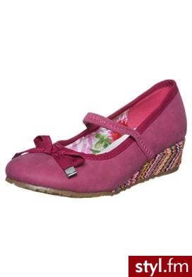 fullstop Baleriny z zapięciem różowy (3341503) - Balerinki Buty Moda