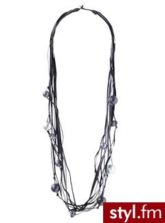Mother-of-pearl beads necklace - Black - Promod. Pobrano ze strony: http://www.promod.co.uk/jewellery/necklaces/mother-of-pearl-beads-necklace-black-R1290043001.html - Pozostałe Dodatki Moda