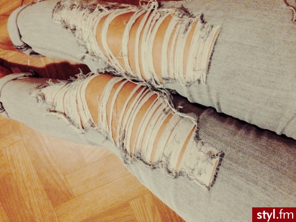 Jeansy Spodnie Moda