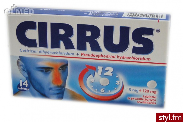 UCB CIRRUS X 14 TABL O PRzEDŁUŻONYM UWALNIANIU - Bransoletki Biżuteria Moda