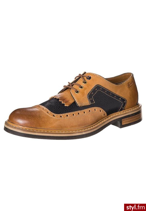 Clarks DARBY DESERT Oksfordki brązowy 20356393 - Pozostałe Buty Moda