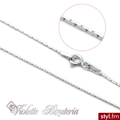Violette  Srebrny Łańcuszek  Cardano dł. 50cm nr.kat.3961 - Łańcuszki Biżuteria Moda