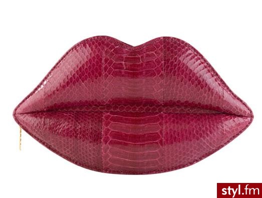 kopertówka usta Lulu Guinness - 225 funtów - Pozostałe Torebki Moda