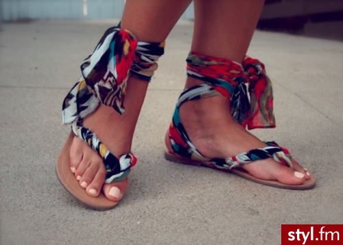 Sandały Buty Moda
