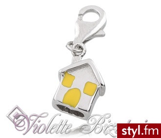 Violette Srebrna przywieszka domek 521 - Wisiorki Biżuteria Moda