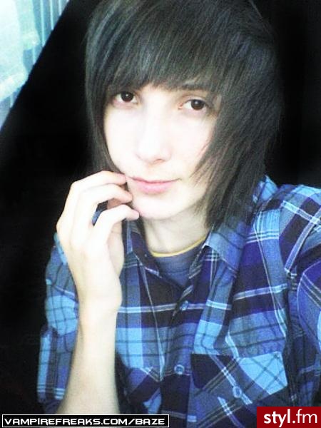 EMO Alternatywne Średnie Fryzury