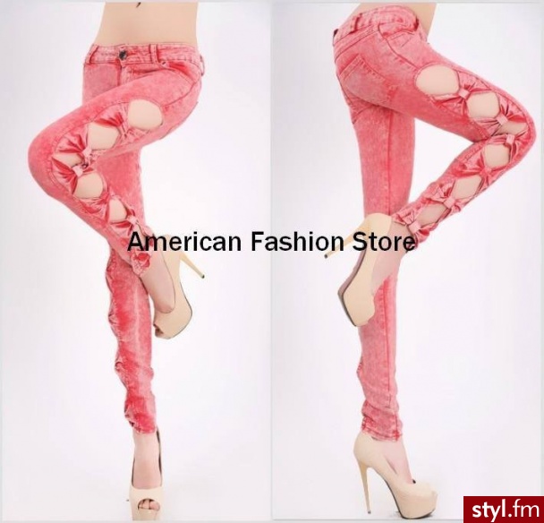 Jeansy Spodnie Moda