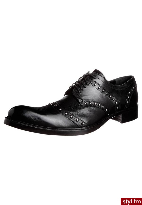 Jo Ghost Oksfordki czarny 2464-230 - Pozostałe Buty Moda