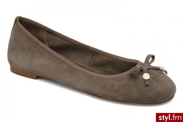 Georgia Rose BALERINKI LUARAMBA BY (Brązowy) - Balerinki Buty Moda