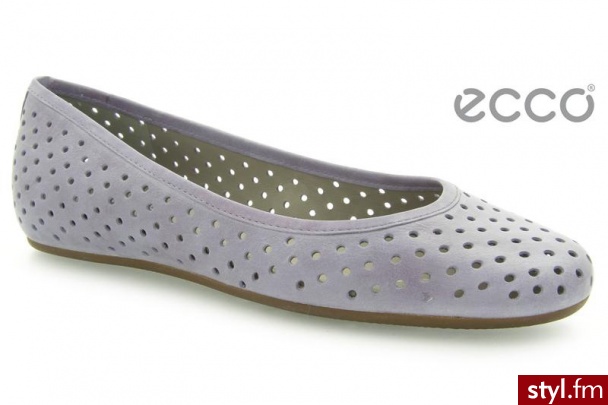 Ecco OWANDO LIGHT PURPLE - Balerinki Buty Moda
