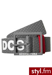 DC Shoes CRUNDERMAN Pasek szary - Paski Dodatki Moda