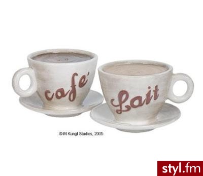 Wydaje się, że o to przed nami stoją filiżanki pysznej kawy. A tak naprawdę mamy do czynienia z .. solniczką i pieprzniczką! ;) Cena: $13.99. - Misz-masz