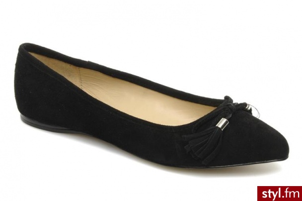 Georgia Rose BALERINKI SOLICE BY GEORGIA ROSE (Czarny) - Balerinki Buty Moda