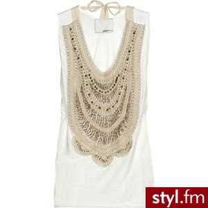3.1 Phillip Lim Crochet-bib jersey tank - Polyvore. Pobrano ze strony: http://www.polyvore.com/phillip_lim_crochet-bib_jersey_tank/thing?id=13798986 - Pozostałe Ciuchy Moda