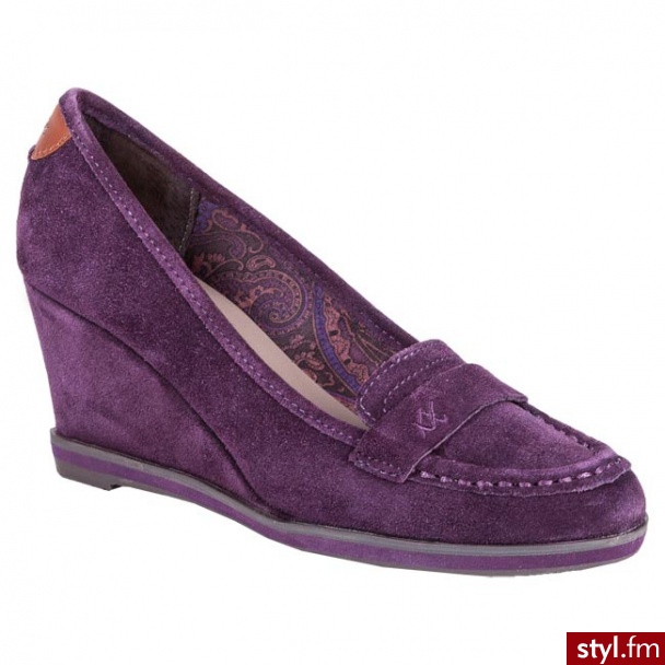 MEXX Półbuty F7HWP002 552 Fioletowy 552 - Półbuty Buty Moda