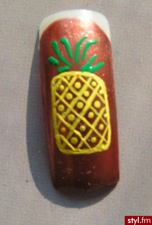 pineapple - Paznokcie
