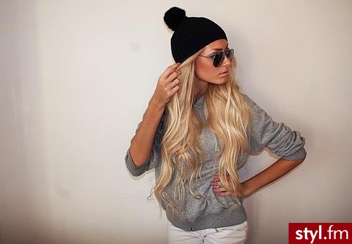 Blond Rozpuszczone Proste Na co dzień Długie Fryzury