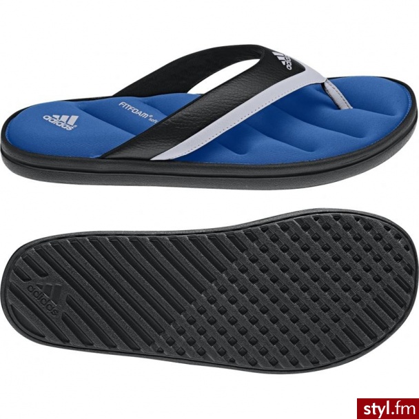 Adidas Klapki japonki zeitfrei Thong FF Q23224 39 - Klapki Buty Moda