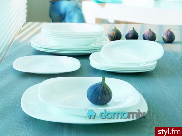 Luminarc serwis obiadowy carine white 18 el 5763 - Pozostałe Biżuteria Moda