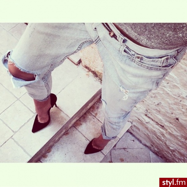 Jeansy Spodnie Moda