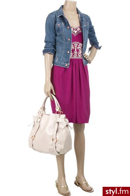 Sukienka - Thurley; torebka - Miu Miu. - Pozostałe Ciuchy Moda