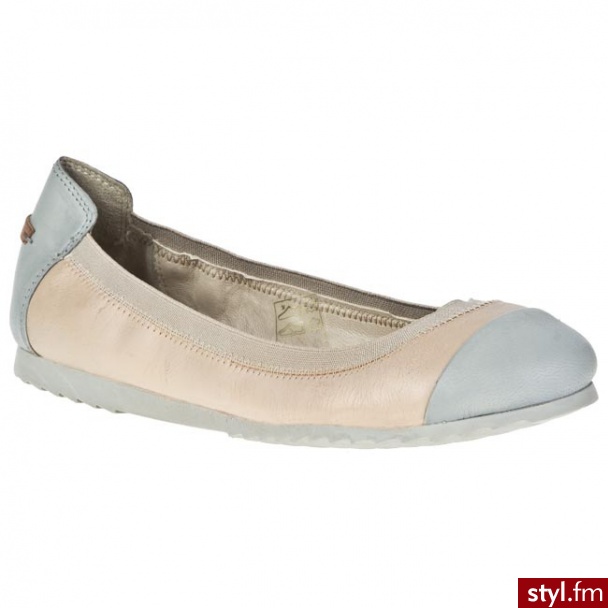 MEXX Baleriny Martha 3 F7AWA006 453 Beżowy/zielony (453) - Balerinki Buty Moda