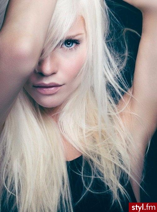 Długie - Blond Rozpuszczone Proste z grzywką Na co dzień Długie Fryzury
