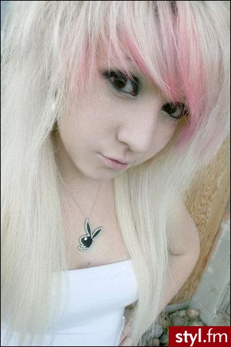EMO Alternatywne Średnie Fryzury