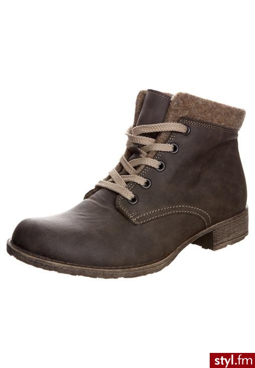 Rieker PAYTON Botki sznurowane brązowy - Botki Buty Moda